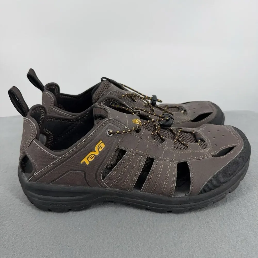 Teva Forebay Mens 11 Brown Closed Toe Sport Hiking Sandals 1006906